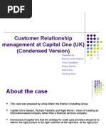 Customer Relationship Management at Capital One (UK