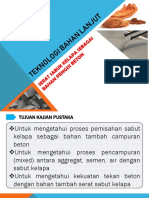 Serat Sabut Kelapa Sebagai Bahan Pengisi Beton - KELOMPOK - V (FIRMAN - SUKRI - ABDULLAH)