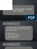 Assessing Media and Information Literacy