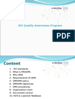 ISO Quality Awareness Program Overview