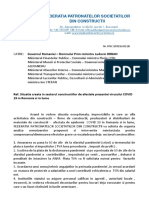 Scrisoare FPSC Catre Guvernul Romaniei