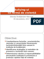 Bullying În Instituție de Învățământ