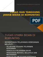 Tugas Dan Tanggungjawab Bidan Di Komunitas