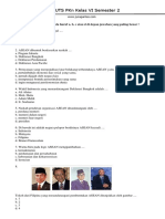 Soal UTS PKN Kelas 6 Semester 2 PDF