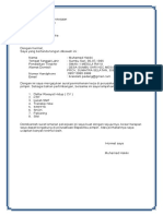 CV Surat Lamaran Pekerjaan PDF