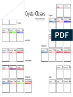 Crystal Classes Poster