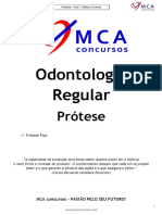 Odontologia Regular. Prótese. MCA concursos - PAIXÃO PELO SEU FUTURO! Prótese Fixa - PDF Free Download