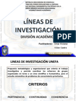 Lineas de Investigación 2018