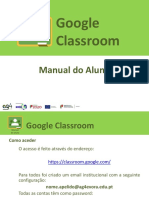Google Classroom - Manual Aluno