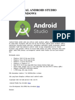 0 Cara Install Android Studio.pdf