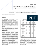 Design Guidelines For Components Die Cast in Creep-Resistant Magnesium Alloys MRI153M and MRI230D PDF