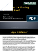 Altos Research Fall 2010 Webcast - When Does the Housing Recovery Start