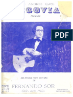 Fernando Sor 20 Etude PDF