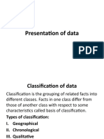 2.3 Presentation of Data