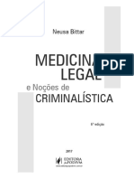 Neusa Bittar Medicina Legal. e Noções de Criminalística. 6 Edição