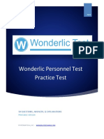 Wonderlic Personnel Test 2020 50Q Answers and Explanations v1.2 PDF