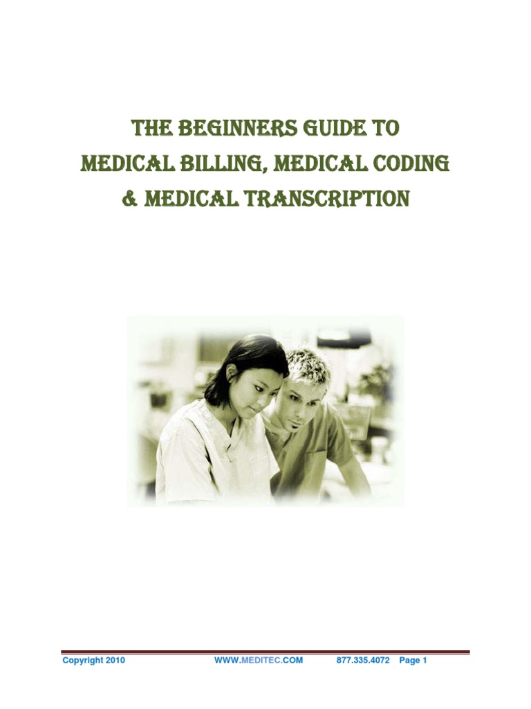 Beginner S Guide To Medical Billing Coding and Transcription PDF | PDF ...