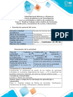 Guía de Actividades y Rúbrica de Evaluación - Fase 3 - Realizar Trabajo Sobre Medios de Contraste Clásicos