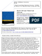 DEACON, R. Hegemony, Essentialism and Radical History in South Africa