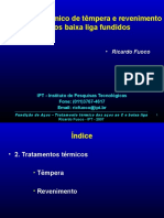 Fundição de Aços 5B - Tratamento Térmico de Têmpera