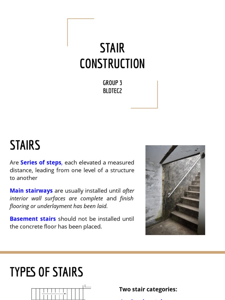 Stair Construction PDF | PDF | Stairs | Components