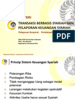 Transaksi Berbasis Syariah dan Pelaporan Keuangan Syariah