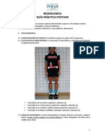 Guía práctica de postura y biomecánica para analizar miembros superiores e inferiores