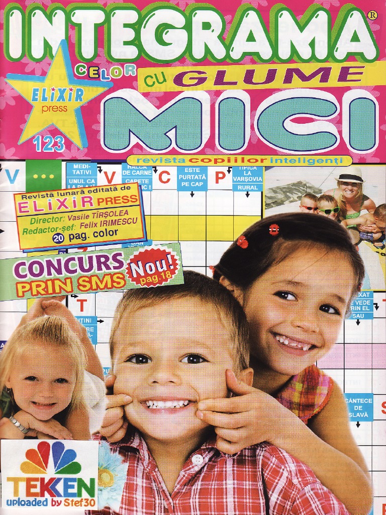 Integrama Celor Mici Cu Glume NR 123 TEKKEN PDF | PDF