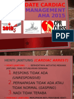 Up Date Cardiac Arrest Management Aha 2015 PKM