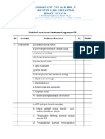 Form Ceklist Pemeriksaan Kesling RS