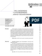 Modernidad y Postmodernidad PDF