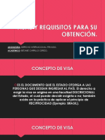 Visas y Requisitos para Su Obtención