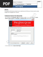 How To Use ProDiscover Forensic Tool