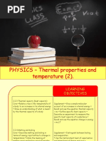 Physics 15 - Thermal Properties and Temperature - 2