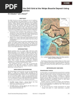 Optimisation of The Drill Grid at The Weipa Bauxite Deposit Using Conditional Simulation