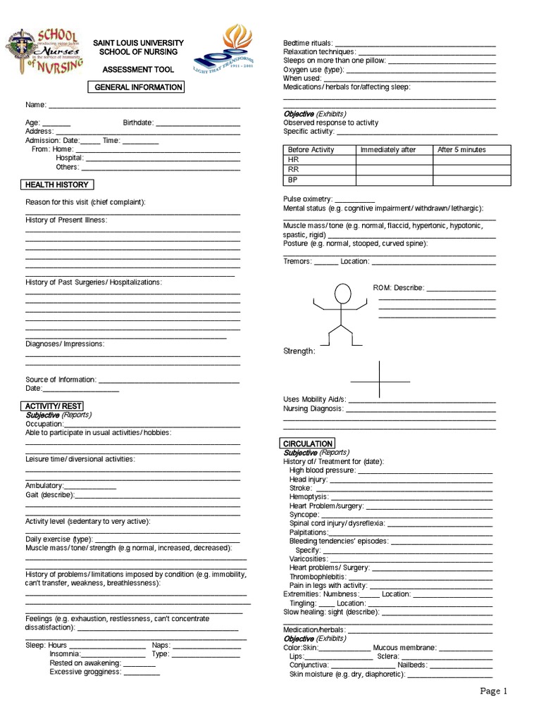 New Assessment Tool PDF Pulse Urinary Incontinence