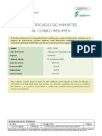 Certificado de pensiones jubilación ordinaria