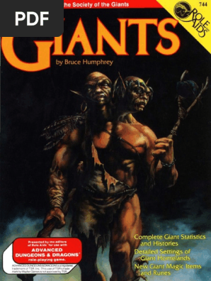 Mayfair Games Role Aids 744 Giants PDF | PDF | Nature