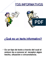 TEXTOS INFORMATIVOS 6° Básicos