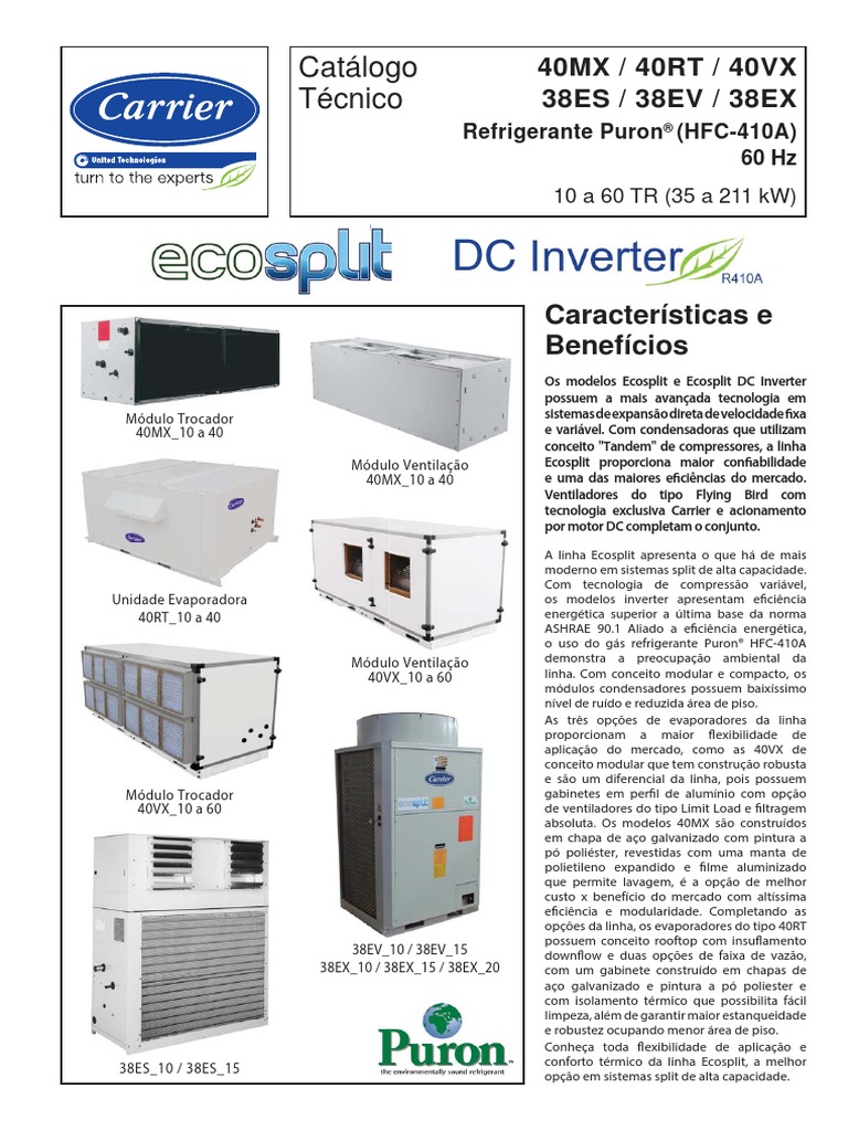 Catalogo Ecosplit Inverter PDF | PDF | Alternador de energia elétrica ...