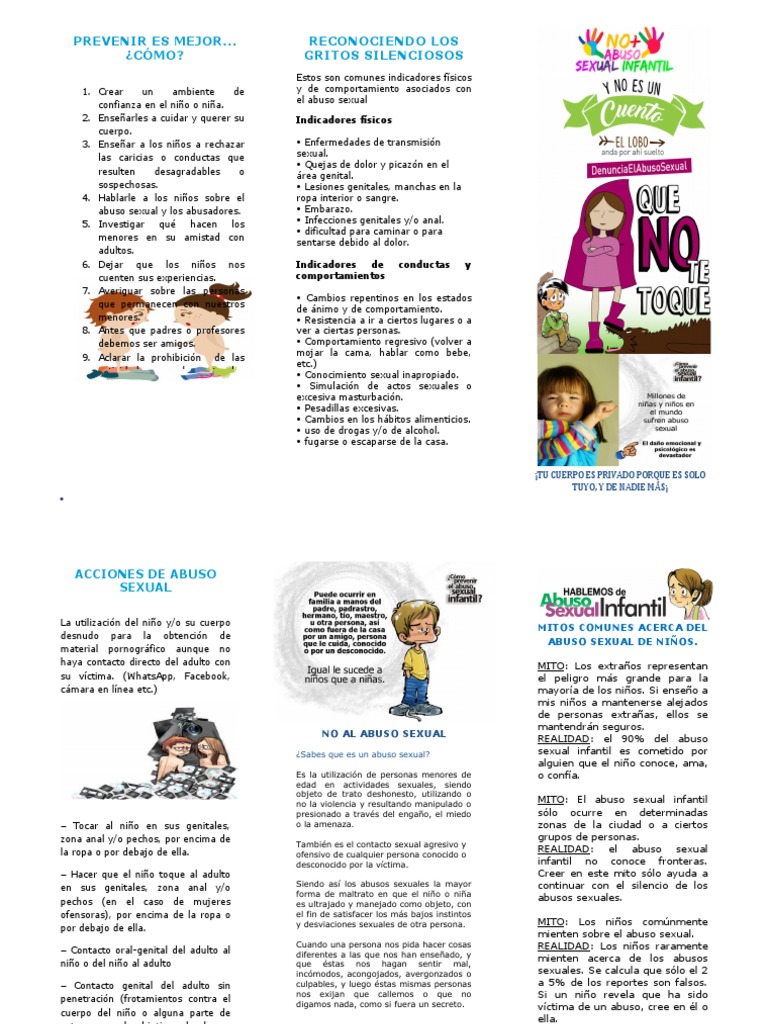 Prevención del Abuso Infantil | PDF | Abuso sexual | Abuso Sexual Infantil