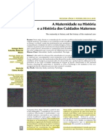 A história da maternidade e os cuidados maternos