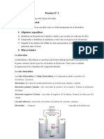 Electrolisis Del Cloruro de Sodio