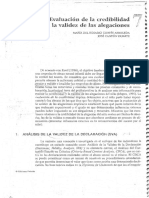 CORTES ARBOLEDA Y CANTON DUARTE. Evaluacion de La Credibilidad PDF