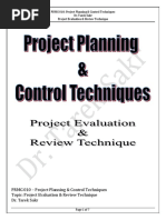 2.PRMG 010 - Project Evaluation Review Technique