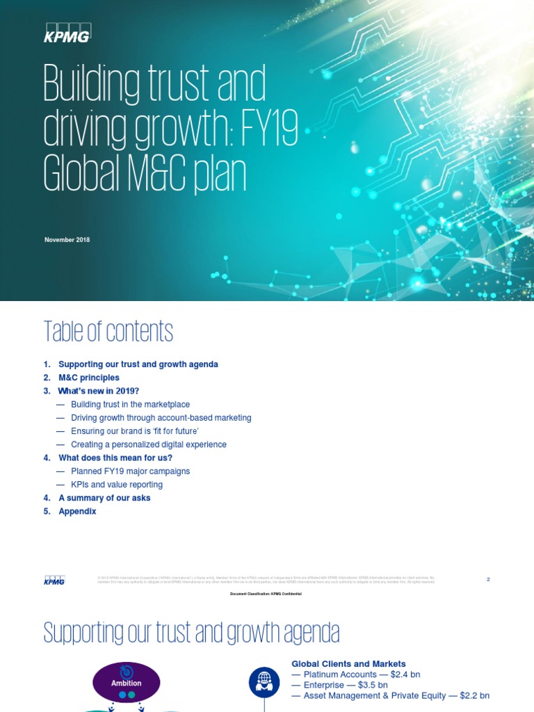 FY19 Global MNC Plan Final | PDF | Analytics | Reputation