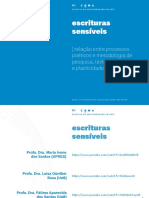 Relação entre processos poéticos e metodologia de pesquisa nas escrituras sensíveis