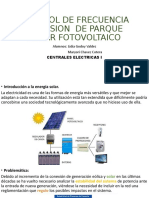 Control de Tensión y Frecuencia - Central Solar Fotovoltaica - 1