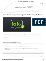 Como Recuperar Mensagens Excluídas Do Kik Messenger PDF