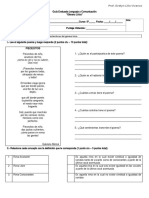 Evaluación Tipos de Rimas 5º